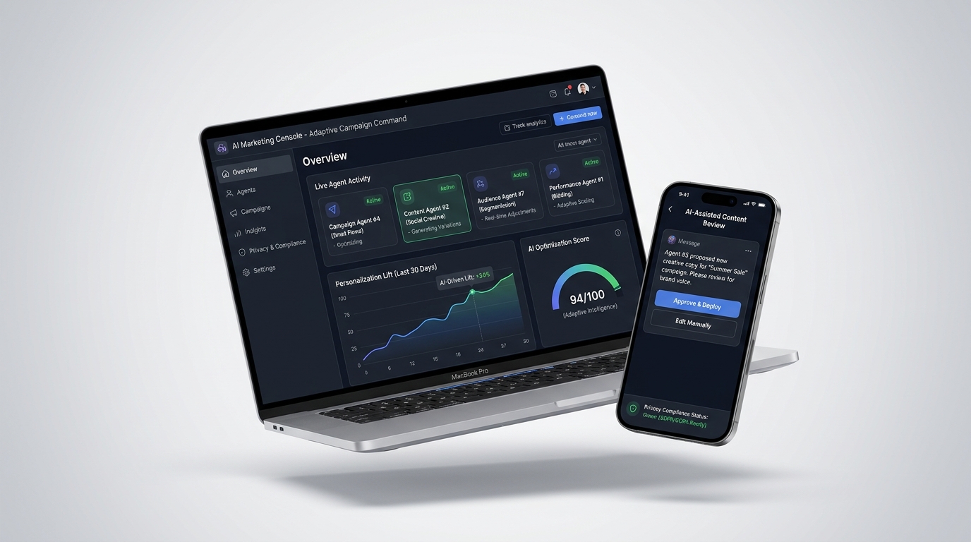 AI agents orchestrating digital marketing campaigns