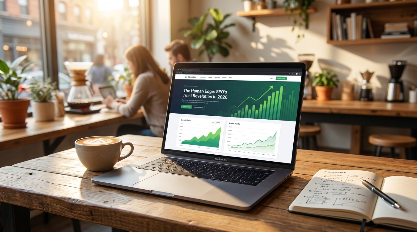 SEO trends graph showing E-E-A-T rise in 2026